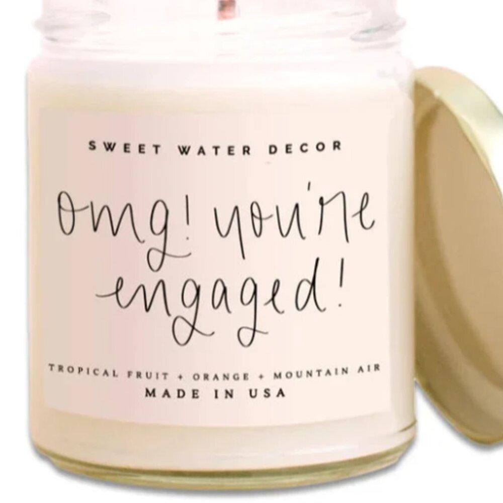OMG! You're Engaged 9 oz Candle Brand New